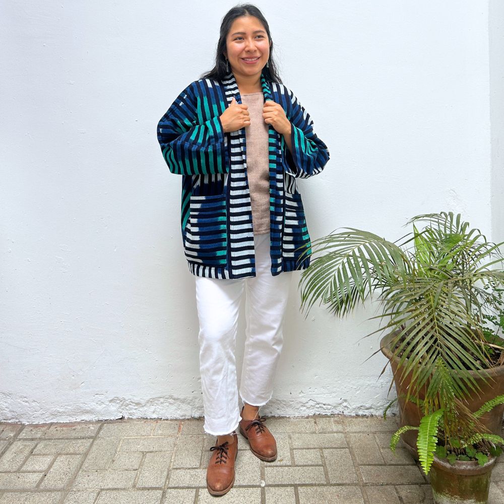 The Aiko Jacket: Indigo Dreams