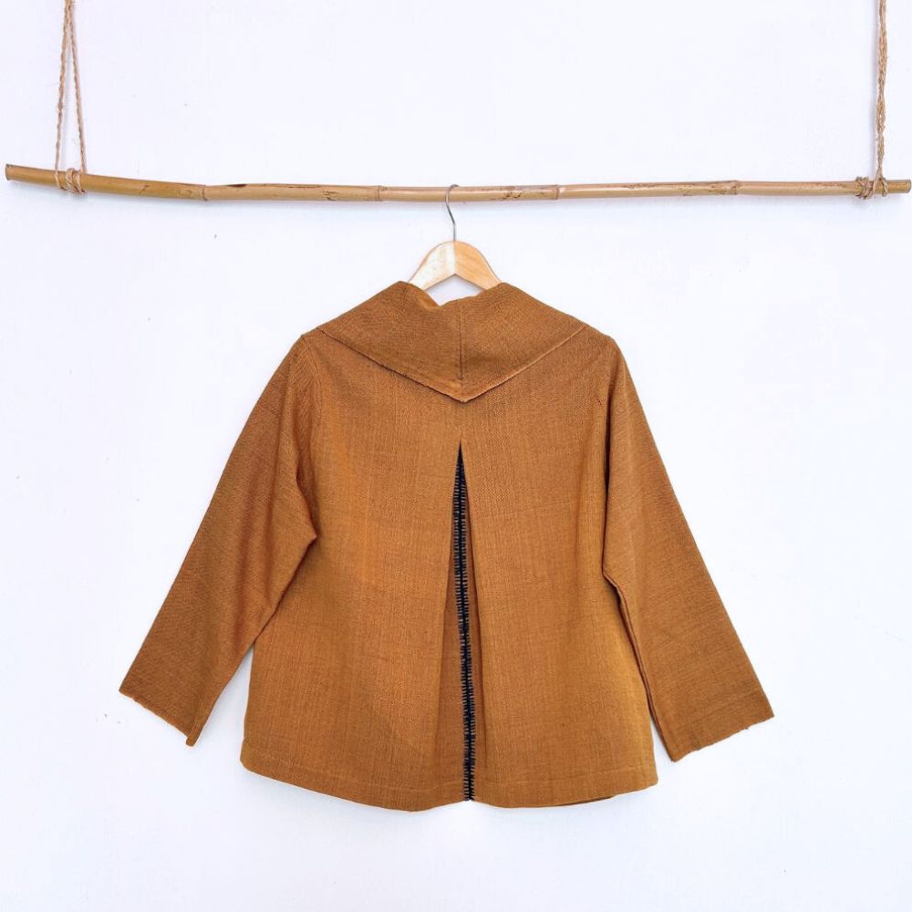 Circular Cardigan: Pericón & Indigo
