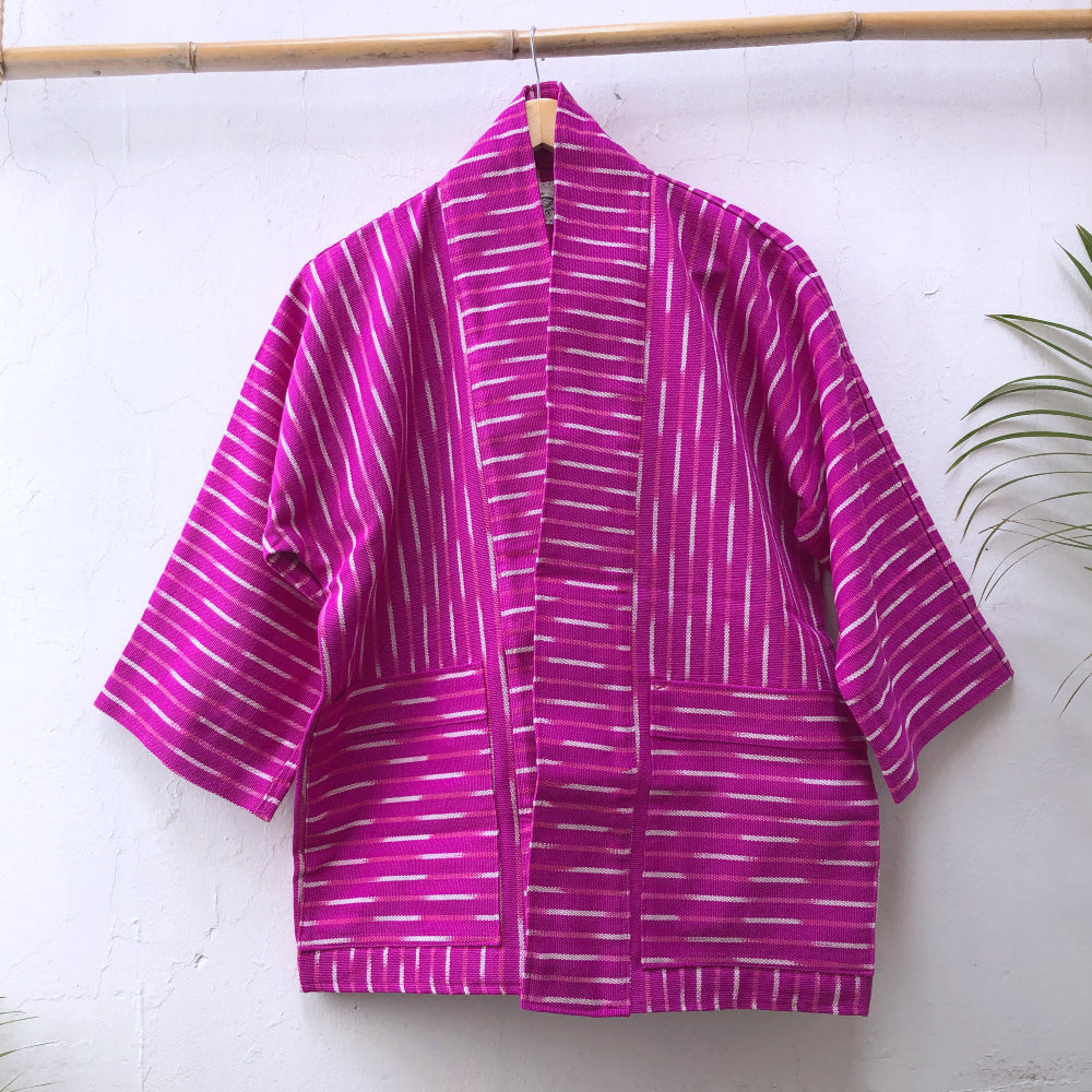 The Aiko Jacket: Bougainvillea