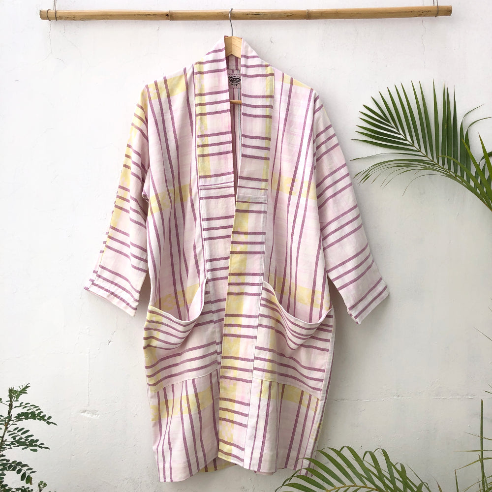 The Aiko Coat in Stripes 1