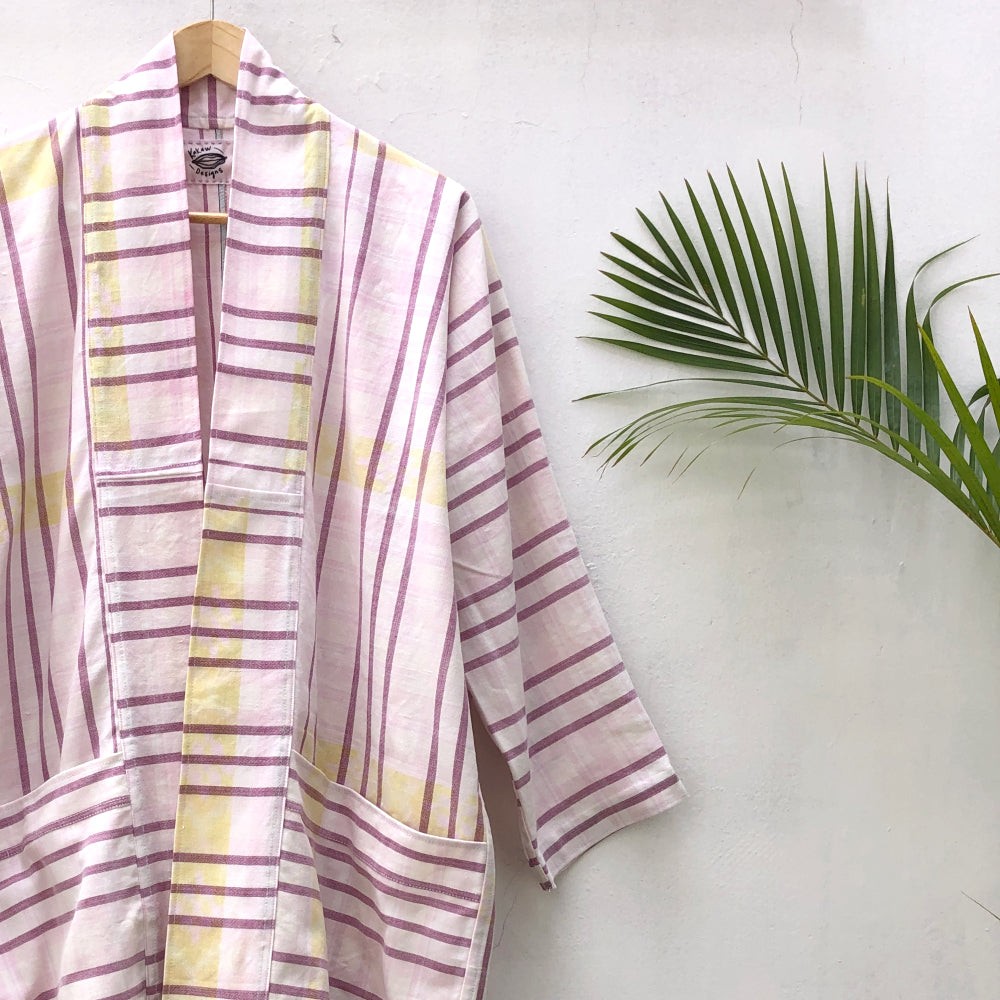 The Aiko Coat in Stripes 1