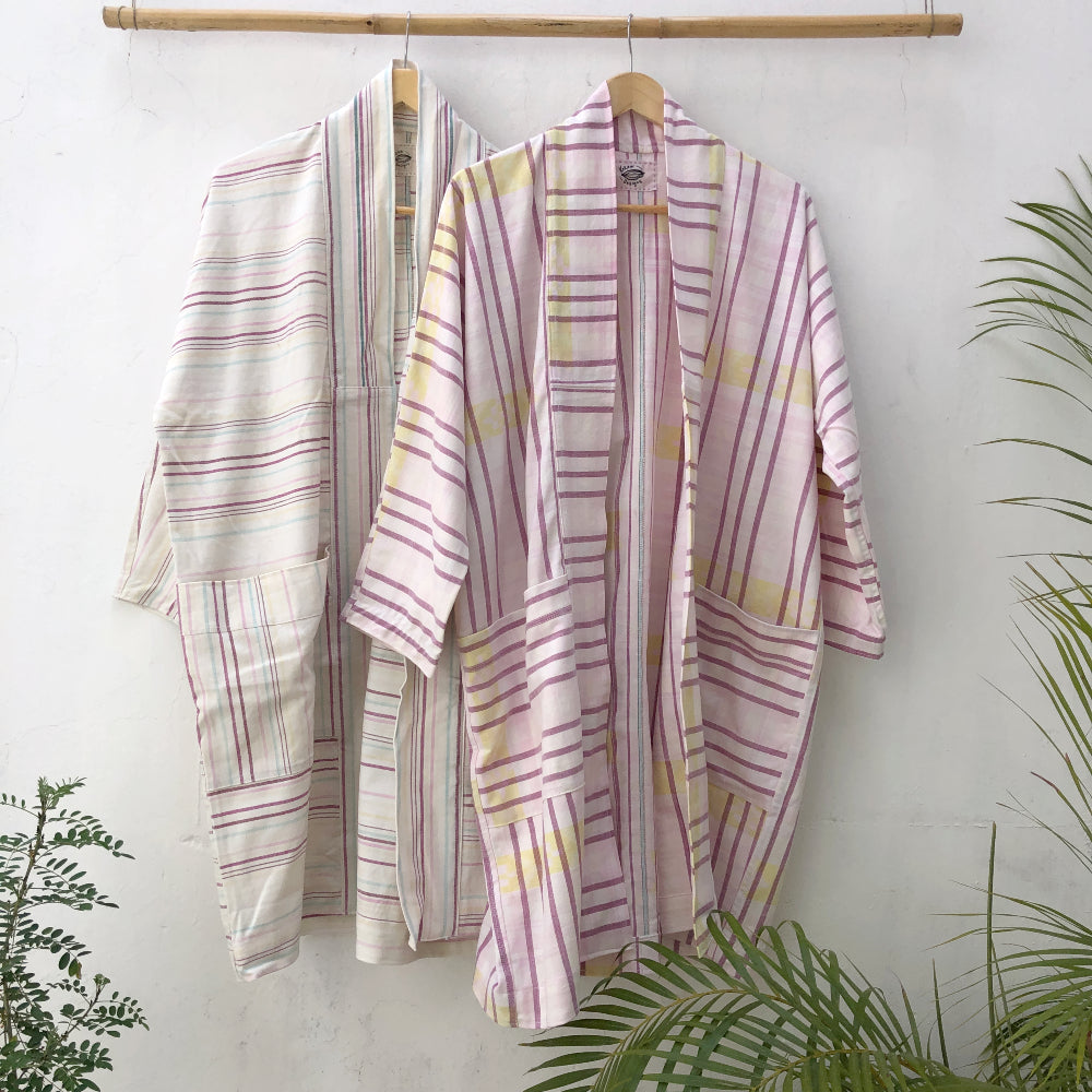 The Aiko Coat in Stripes 1