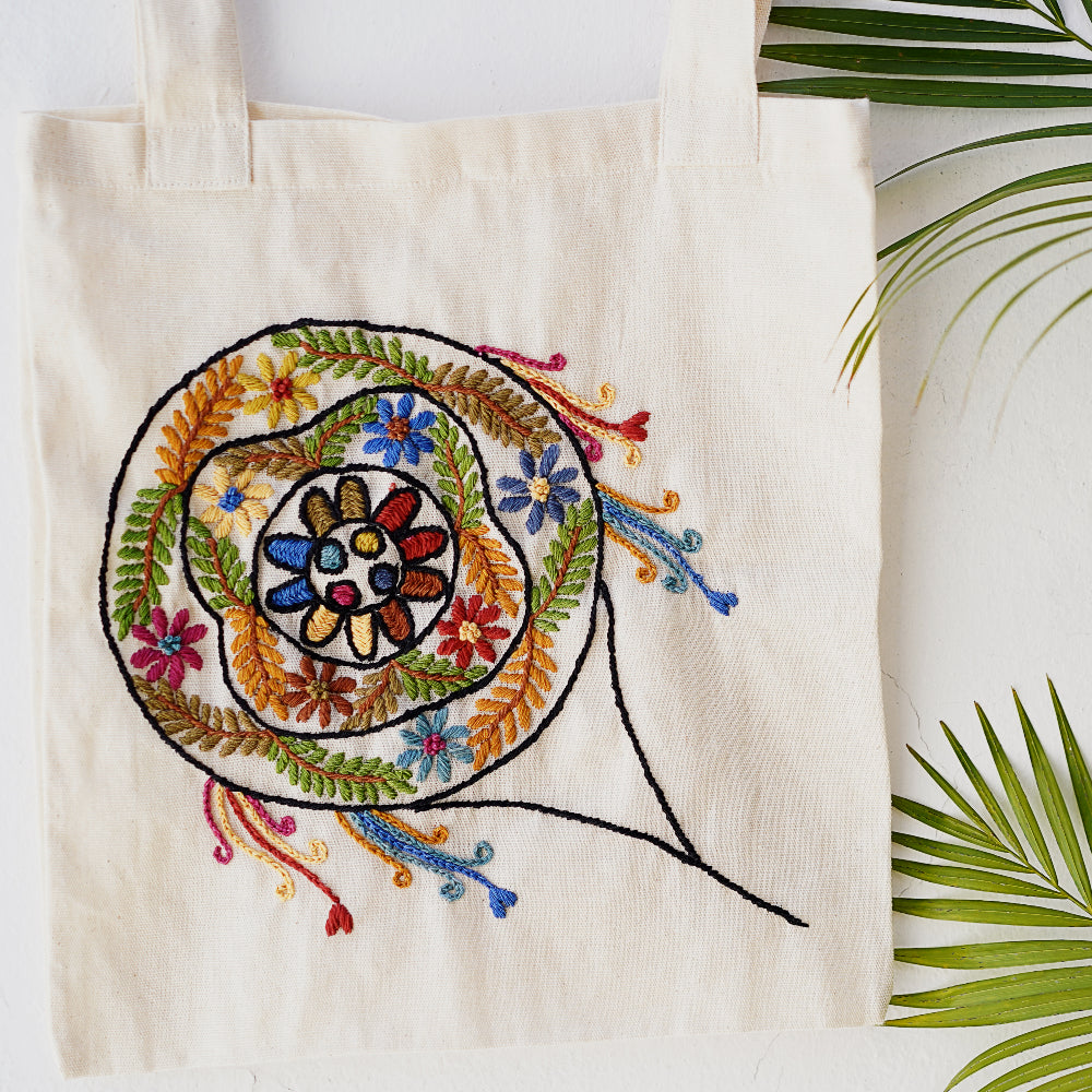 Embroidered Bag: Barriletes