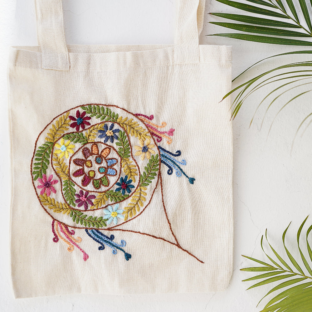 Embroidered Bag: Barriletes