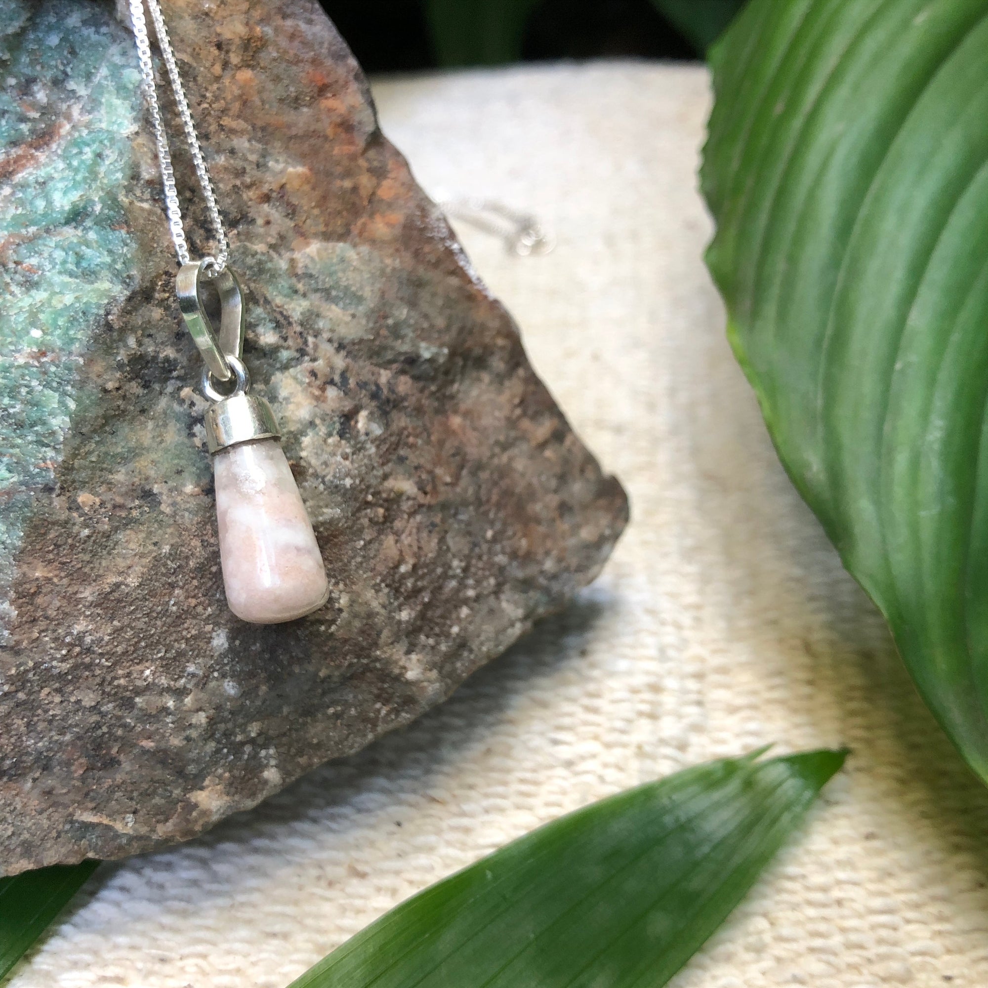 Barrel Jade Pendant - Lilac