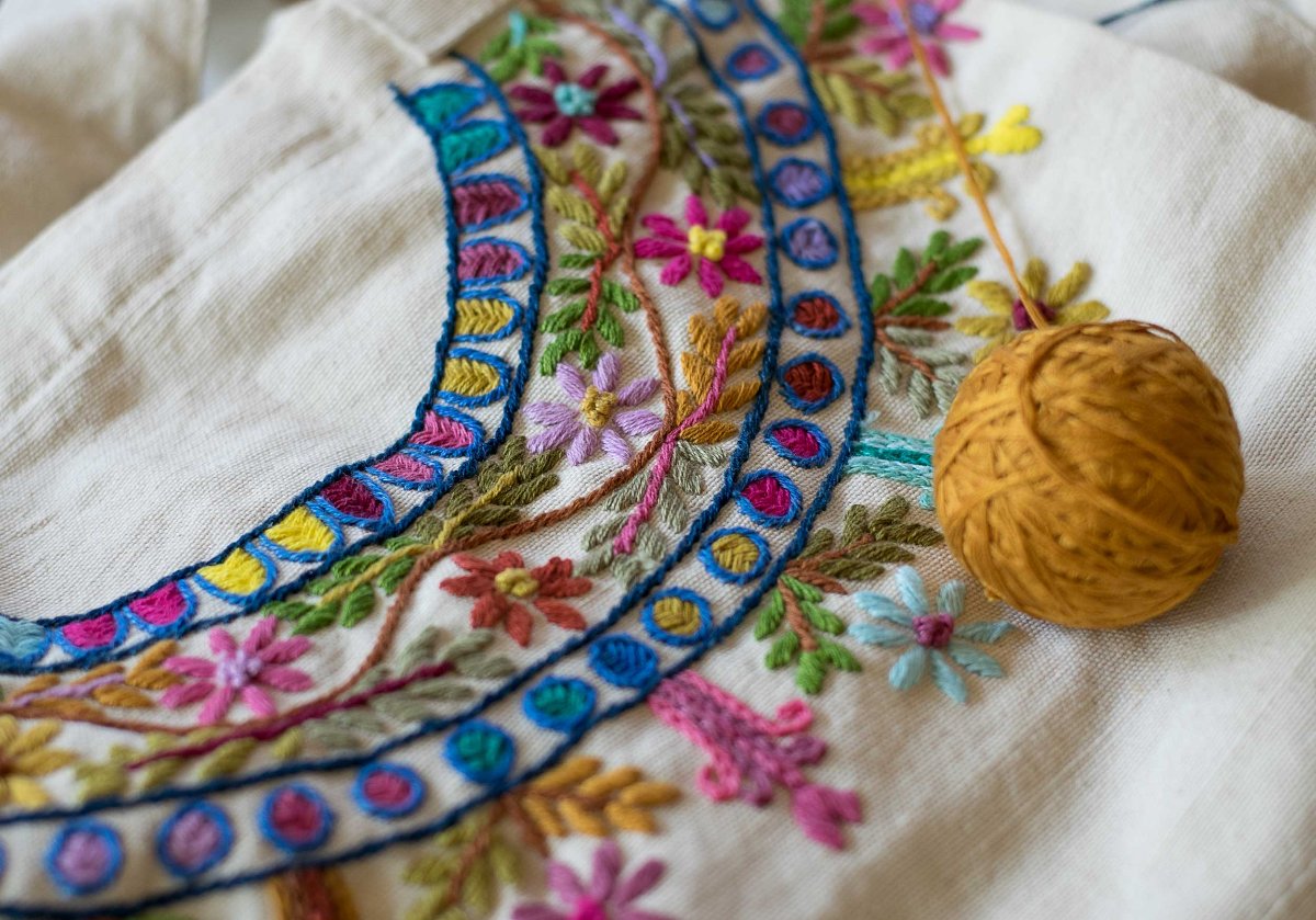 Small Group Tote Embroidery with Claribel / Friday, December 12th, 1:30-3:30pm