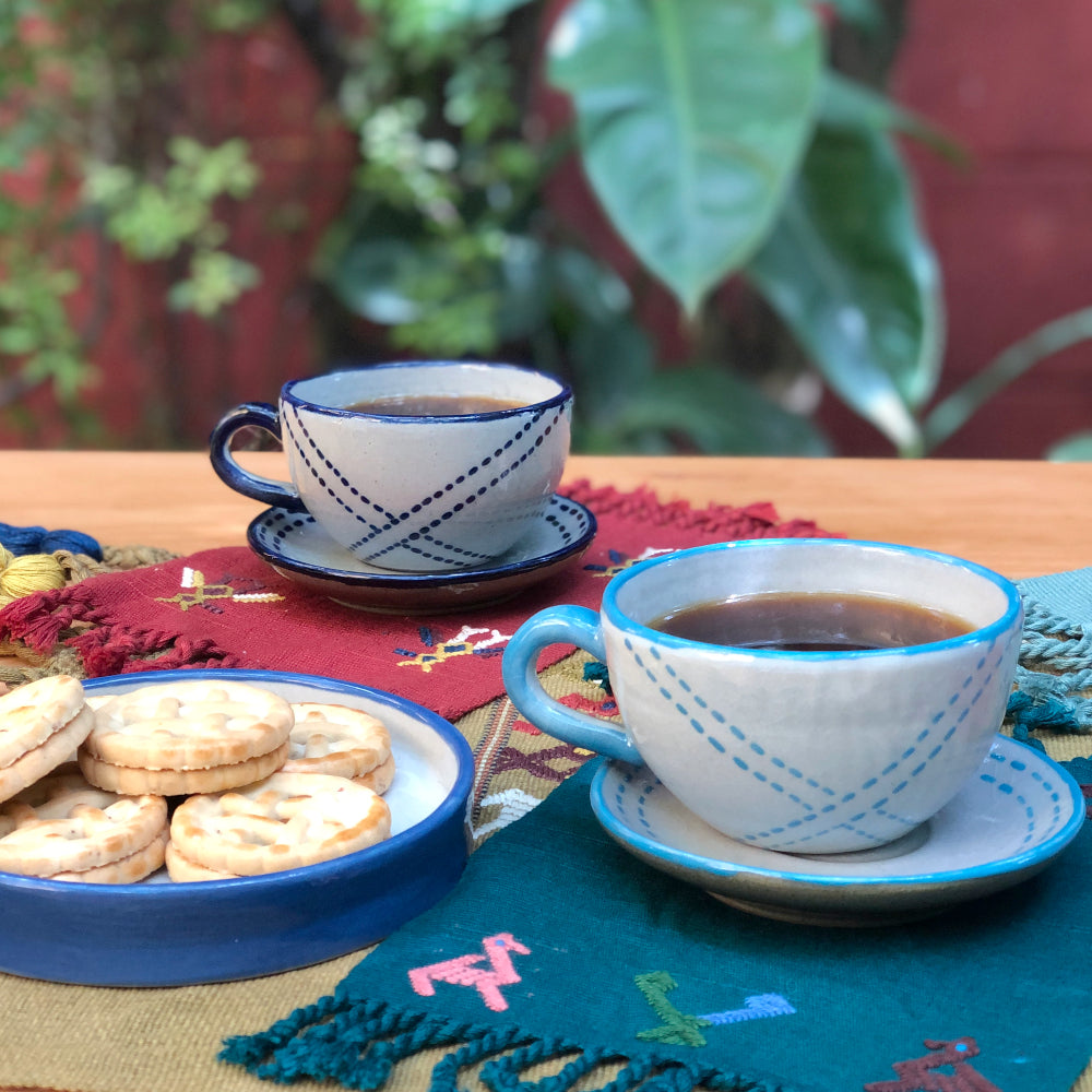 Cappuccino Set of Colorful 4