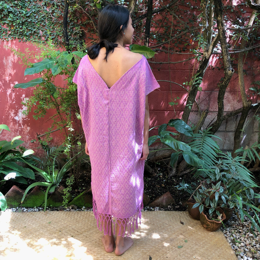 Clouds of Cobán Dress: Cochineal & Coconut (M)