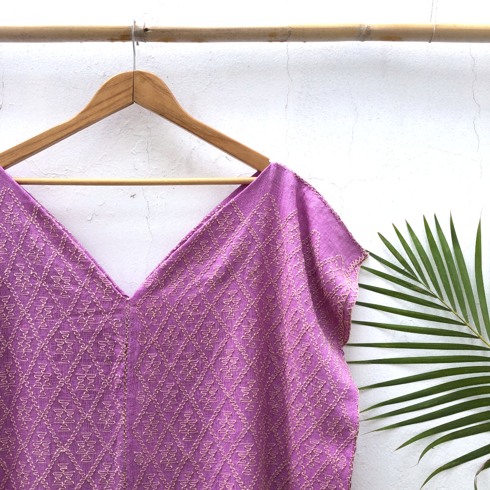 Clouds of Cobán Dress: Cochineal & Coconut (M)
