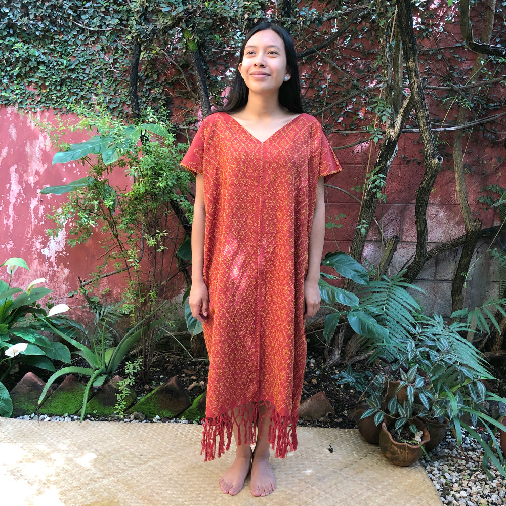 Clouds of Cobán Dress: Brick & Pericón (M)