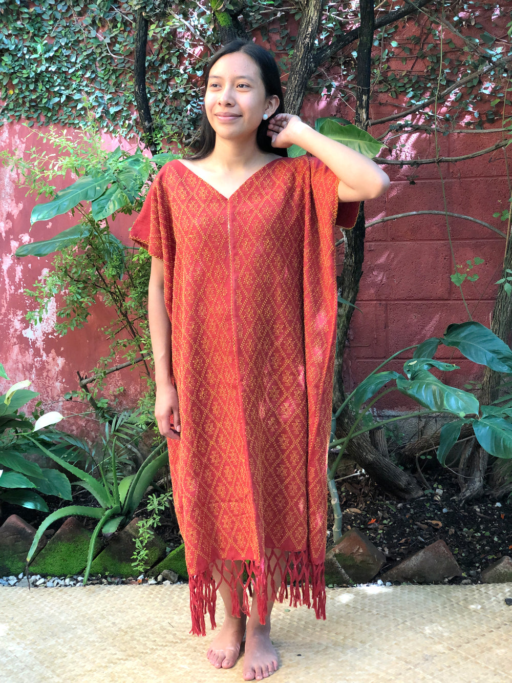 Clouds of Cobán Dress: Brick & Pericón (M)