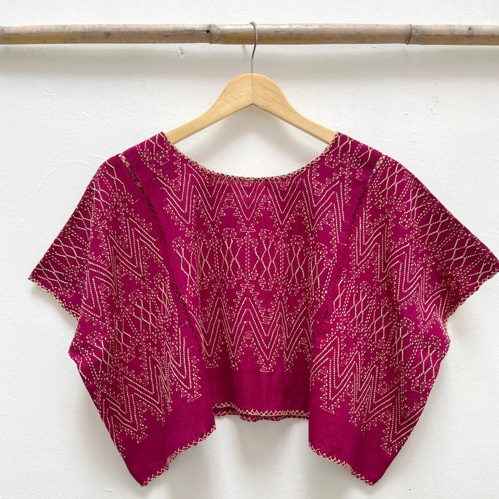 Clouds of Cobán in Maroon + Coconut (S)