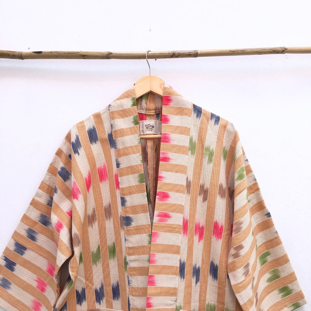 The Aiko Coat: Confetti Ikat