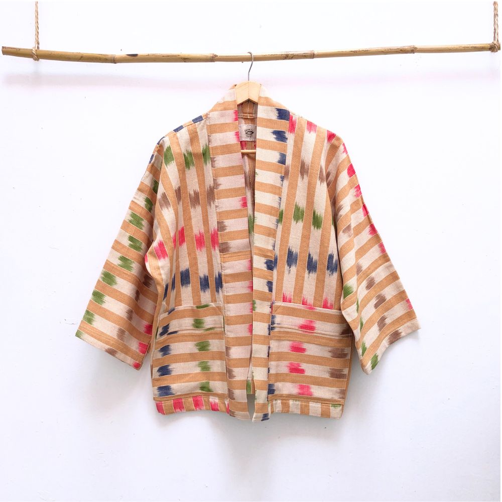 The Aiko Jacket: Confetti Ikat