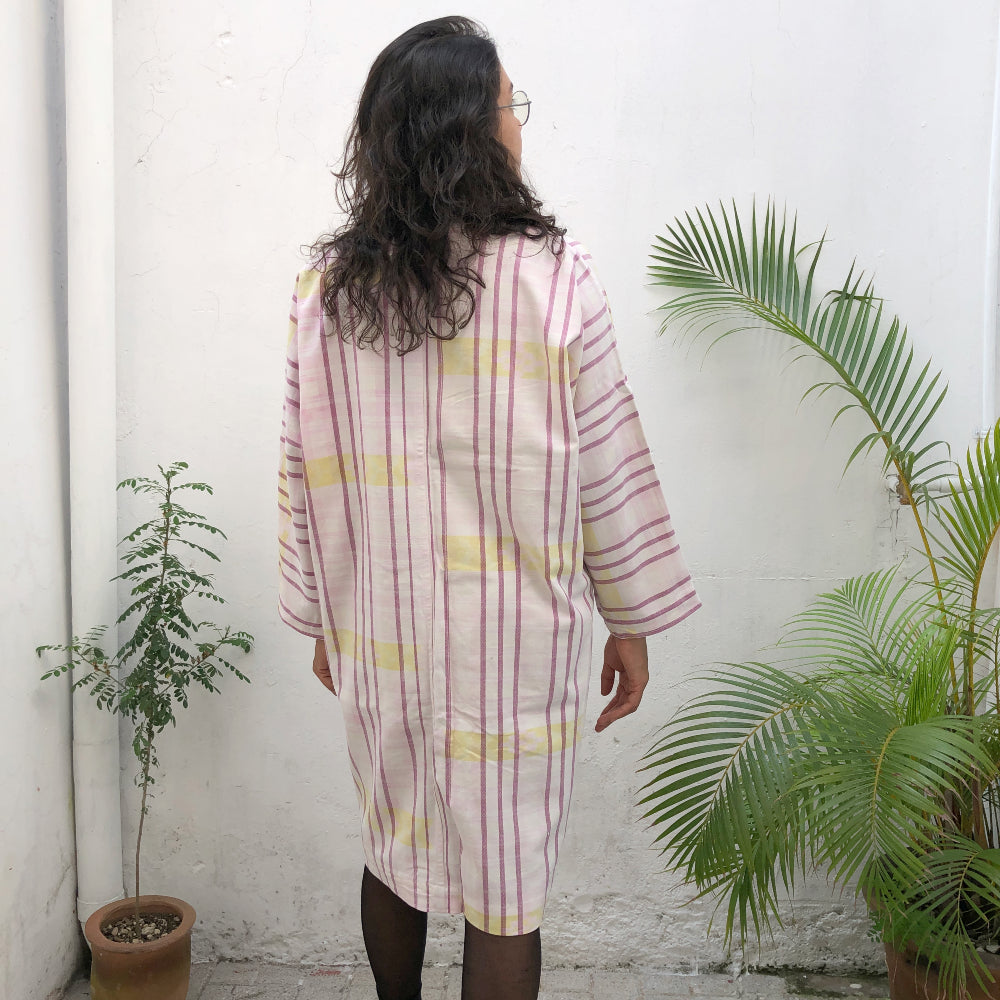 The Aiko Coat in Stripes 1