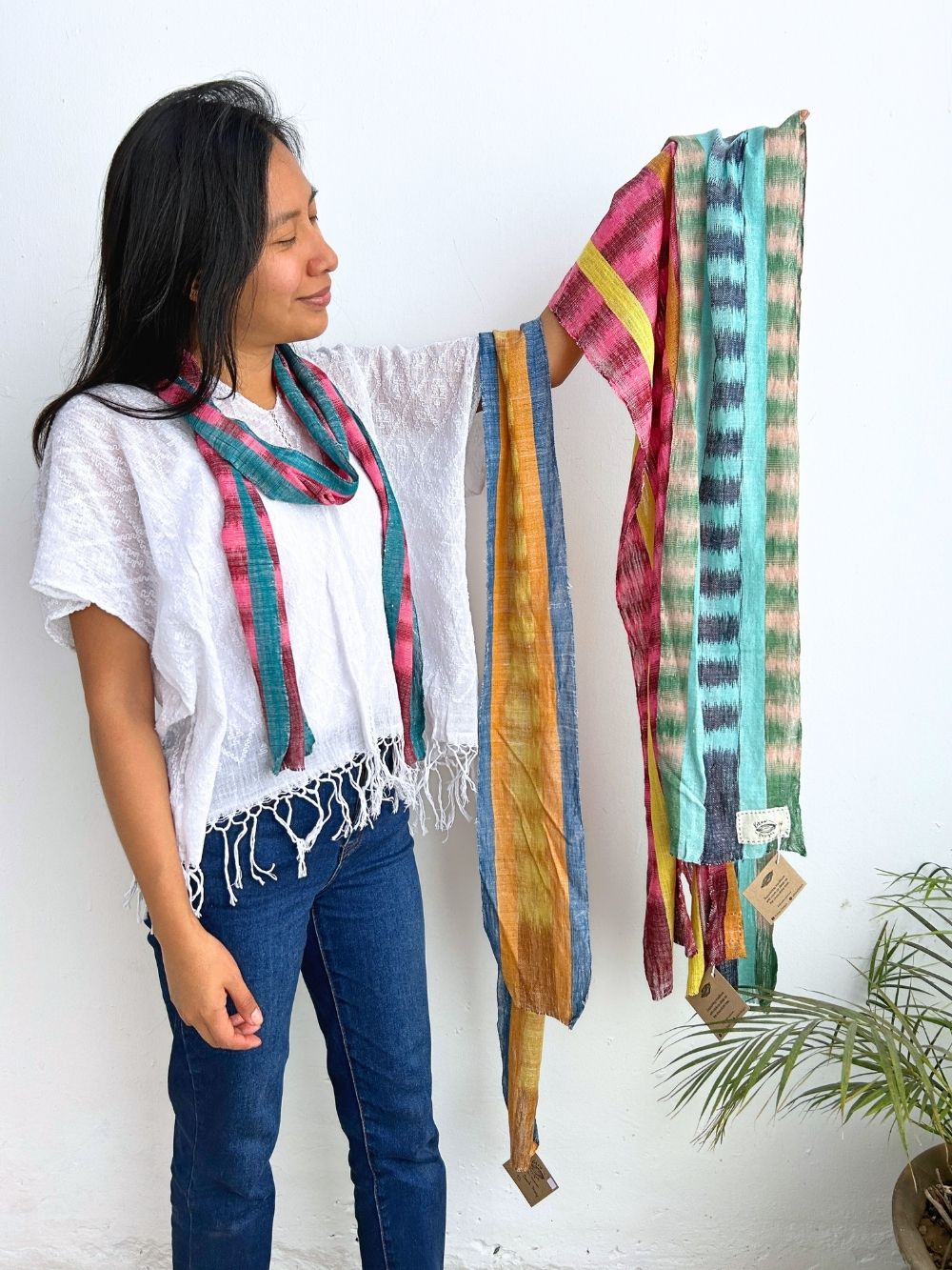 Ikat Cloud Scarf 13
