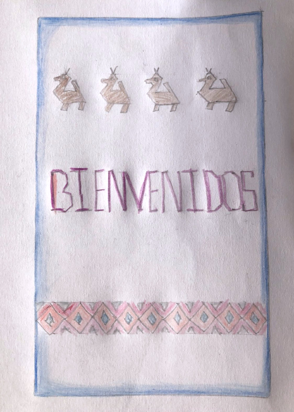 Wall Hanging Loom: Bienvenidos 2