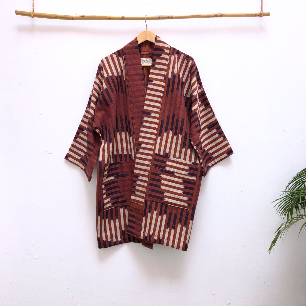 The Aiko Coat: Terra Ikat