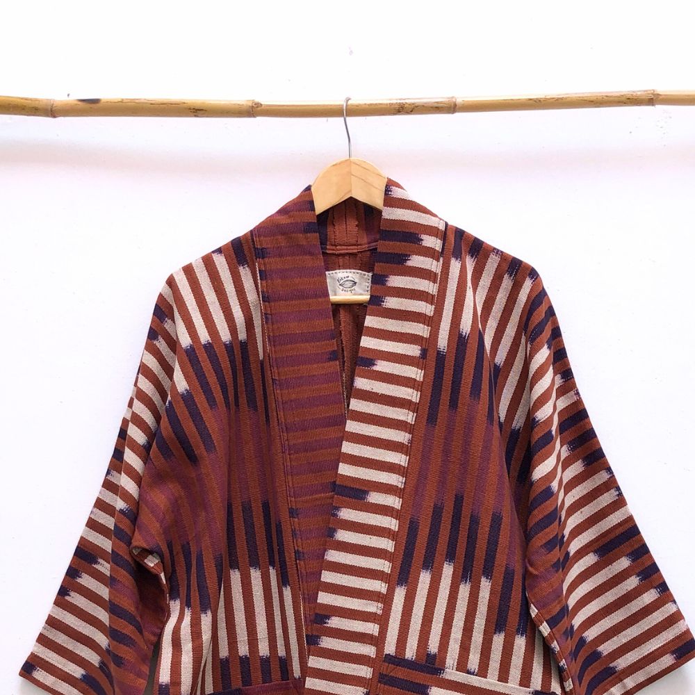 The Aiko Coat: Terra Ikat