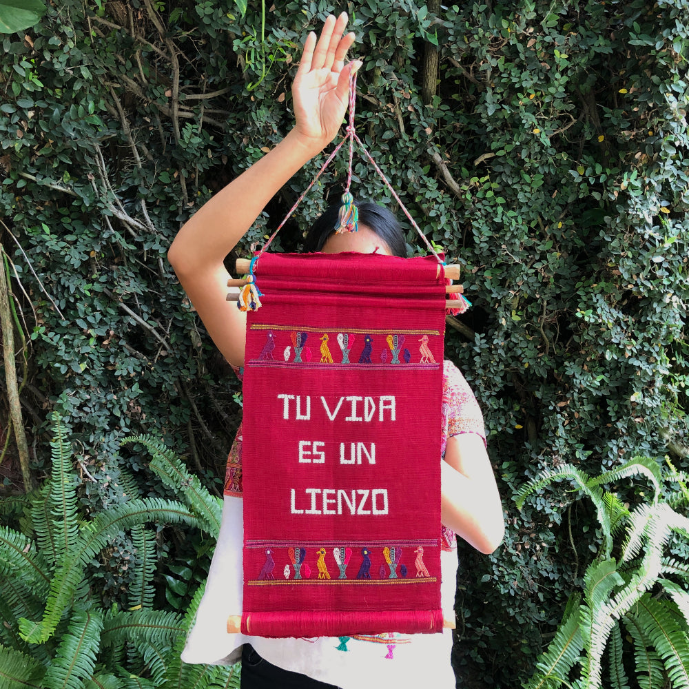Wall Hanging Loom: Tu vida es un lienzo