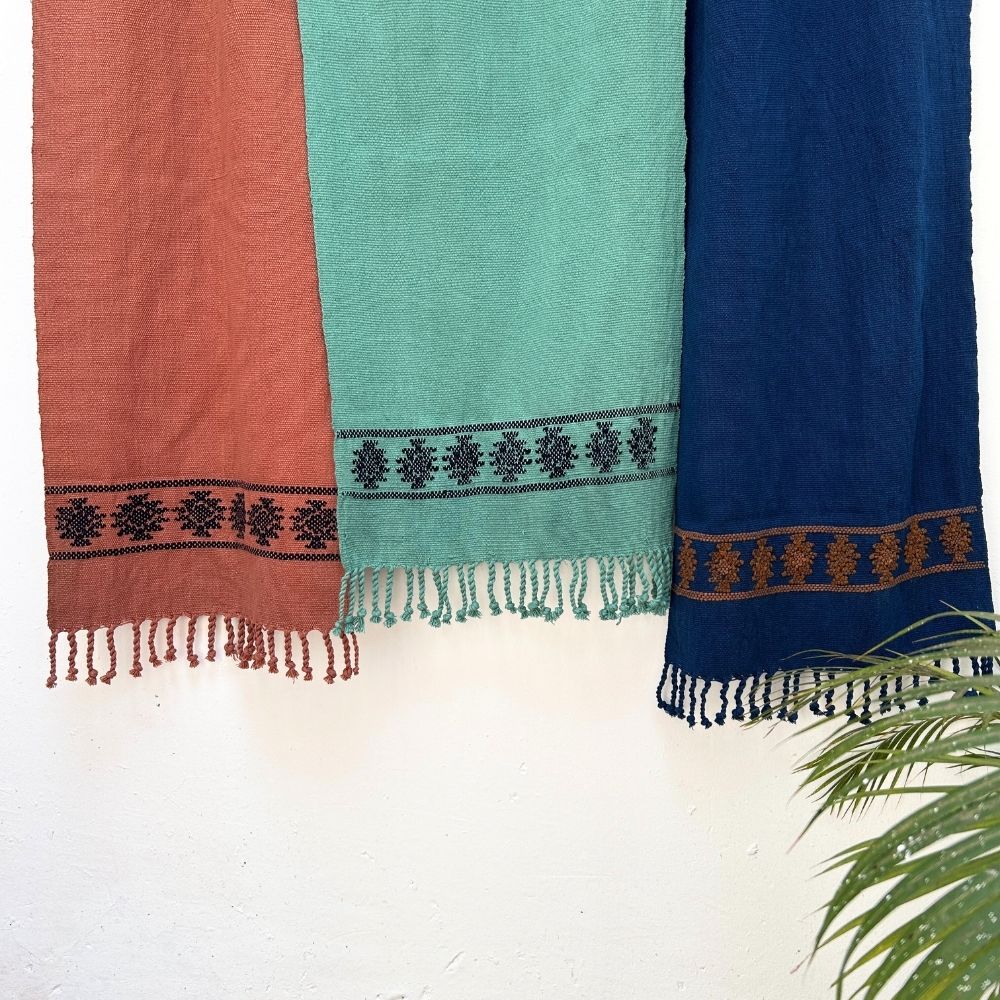 Handspun Cotton Table Runner : Ilamo