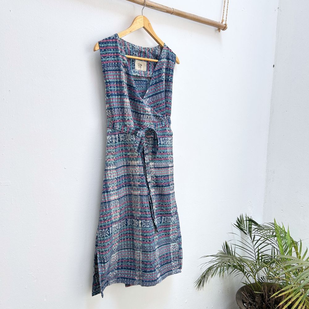 Corte Wrap Dress 62: size L