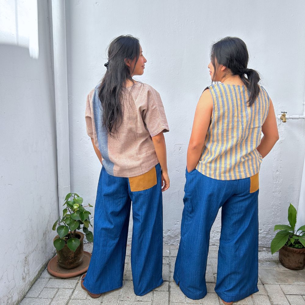 Trousers: Indigo + Pericón (L)