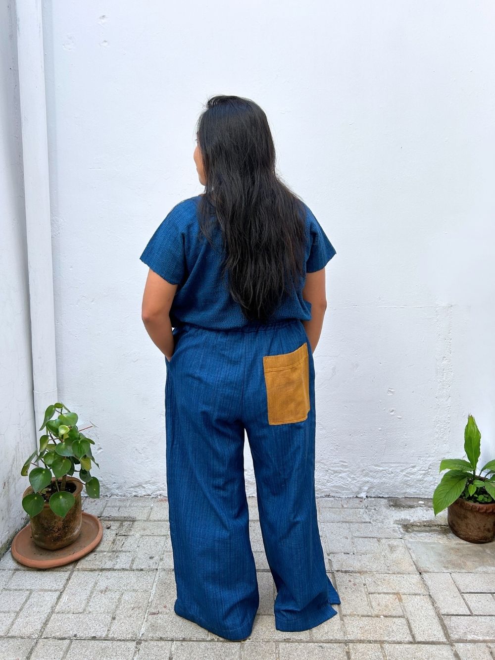 Trousers: Indigo + Pericón (L)