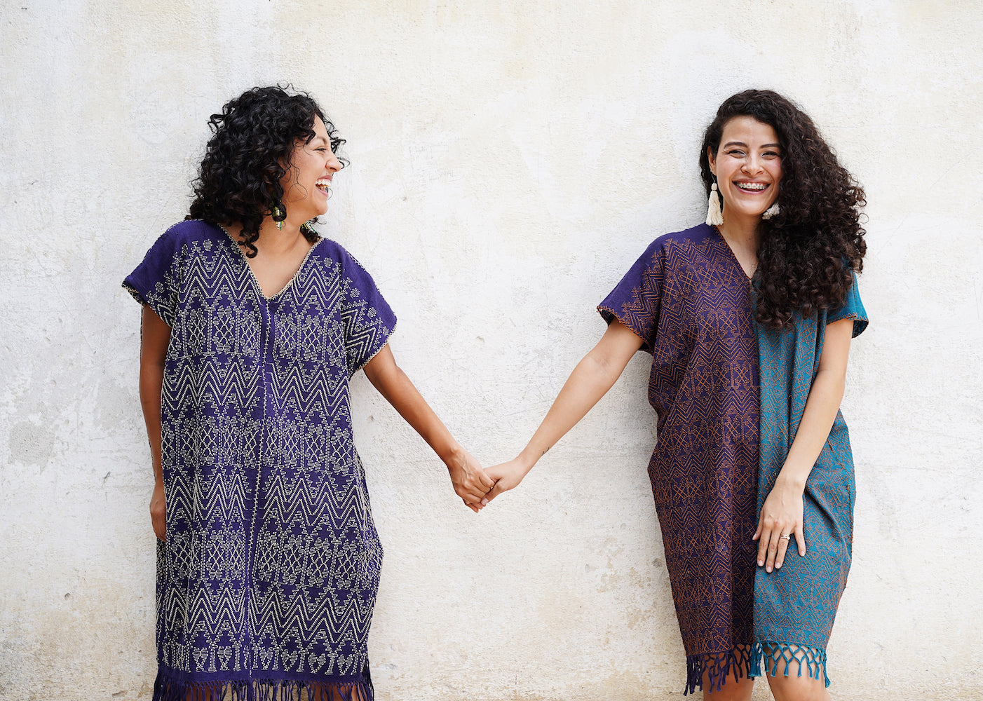 Clouds of Cobán Dress: Indigo & Mahogany (S/M)