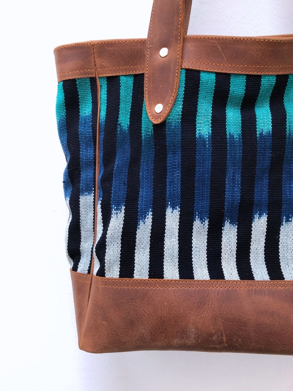 Quetzal Tote: Indigo Dreams