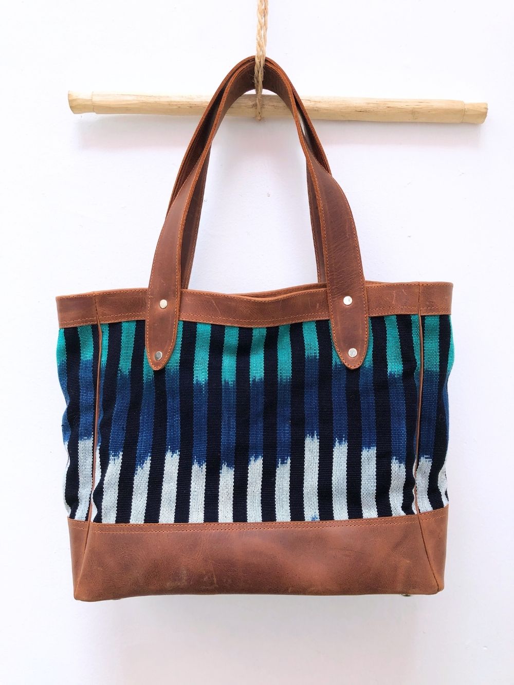 Quetzal Tote: Indigo Dreams