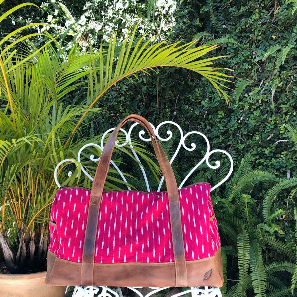 Duffel Bag in Bougainvillea