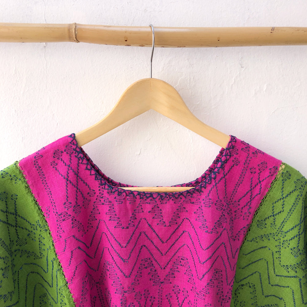 Two-toned Clouds of Cobán in Cochineal + Chipilín (S/M)