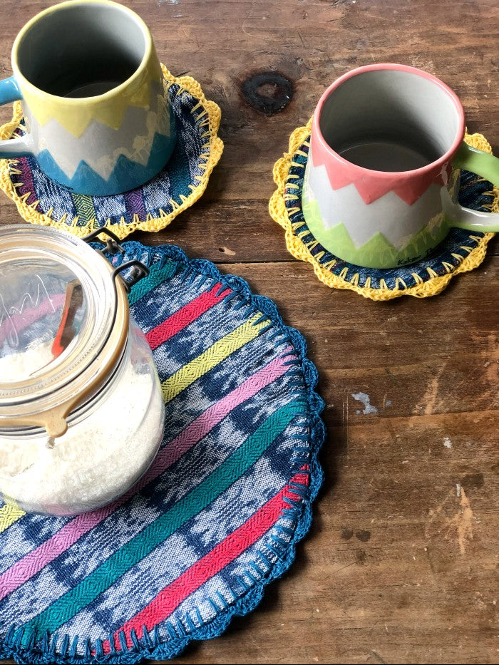 Set of Doilies - one large and two coasters