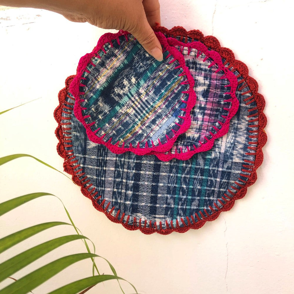 Set of Doilies - one large and two coasters