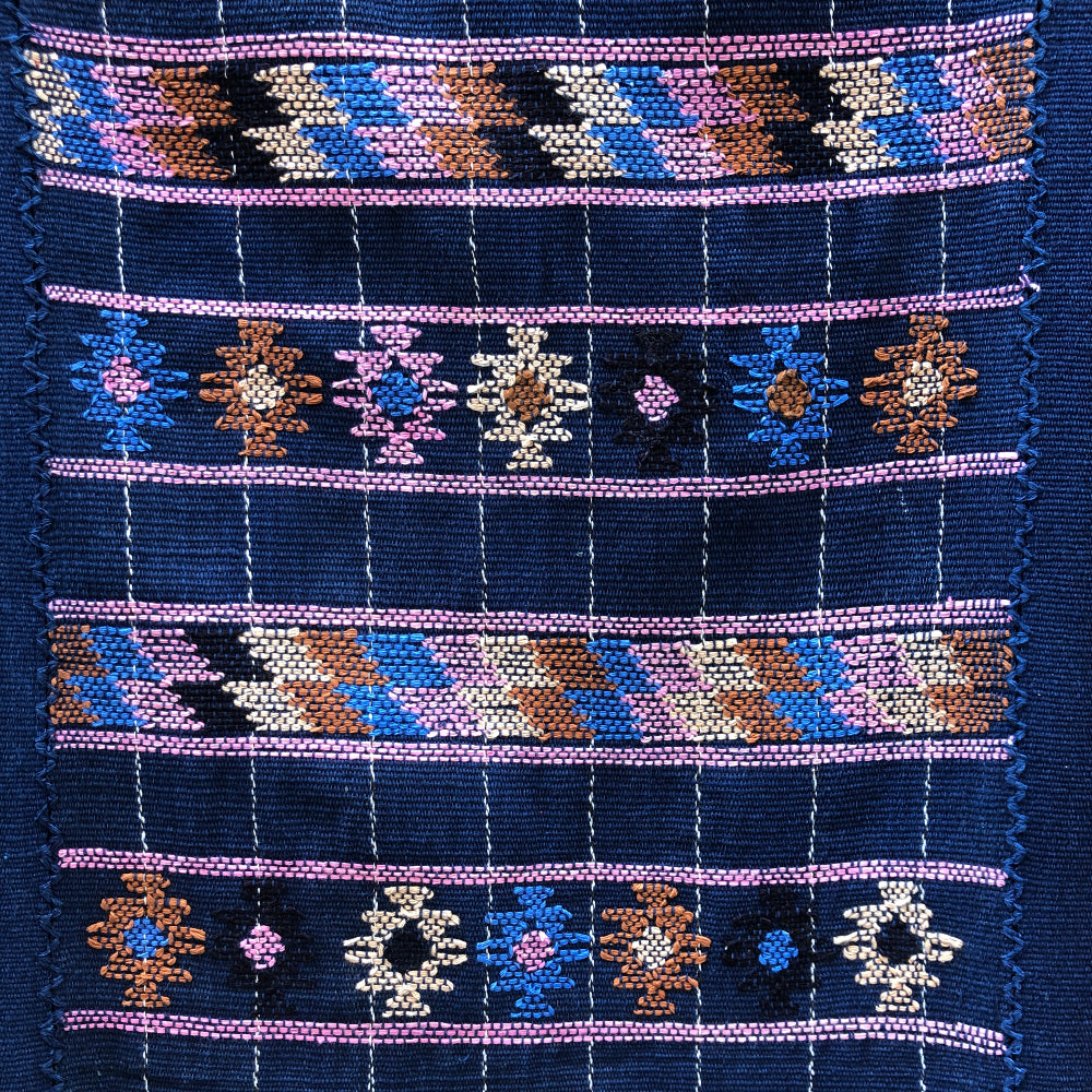Handspun Bed Throw with Traditional Brocade 7