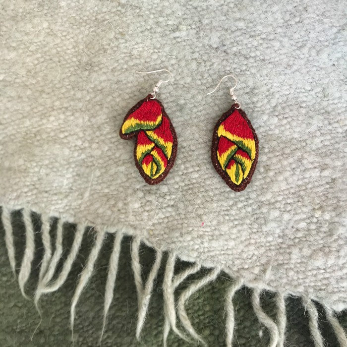 Heliconia Earrings