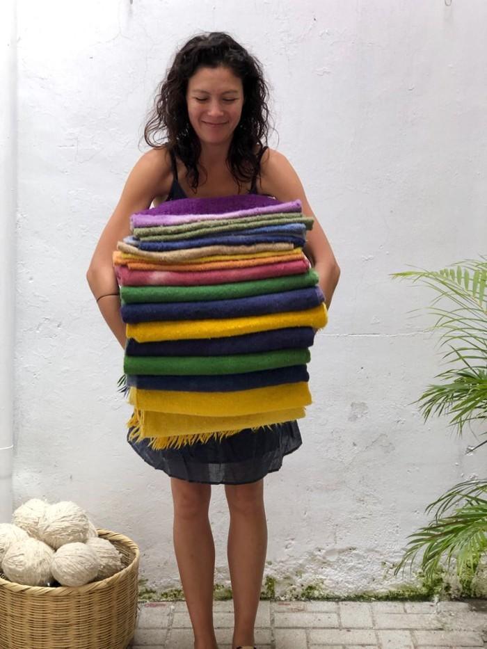 Medium Wool Rug in Pericón Gradient 1