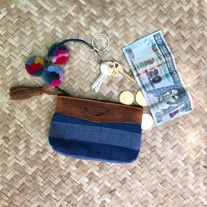 Textile + Leather Pouch 12