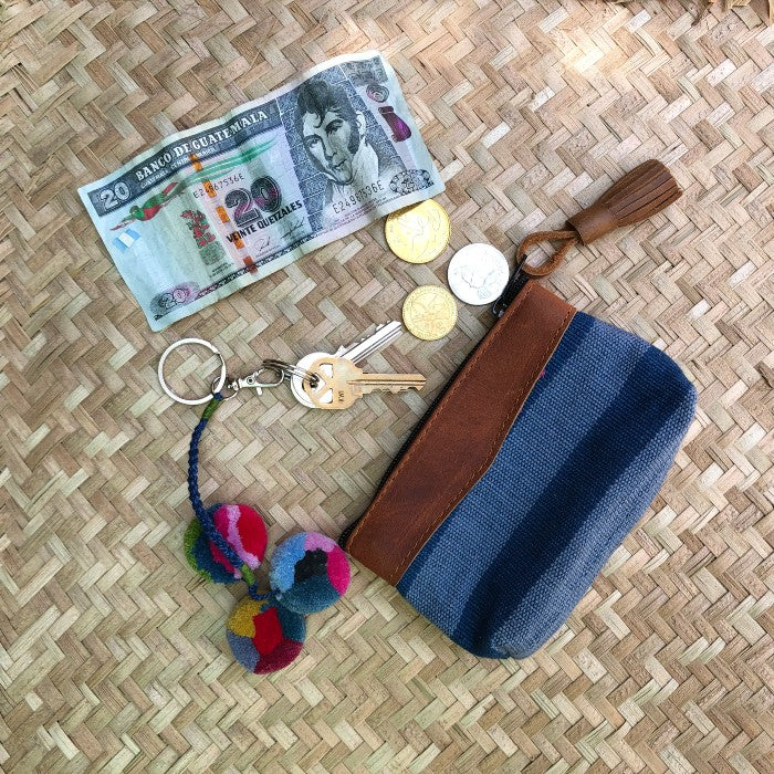 Textile + Leather Pouch 12