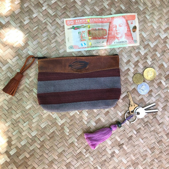 Textile + Leather Pouch 13