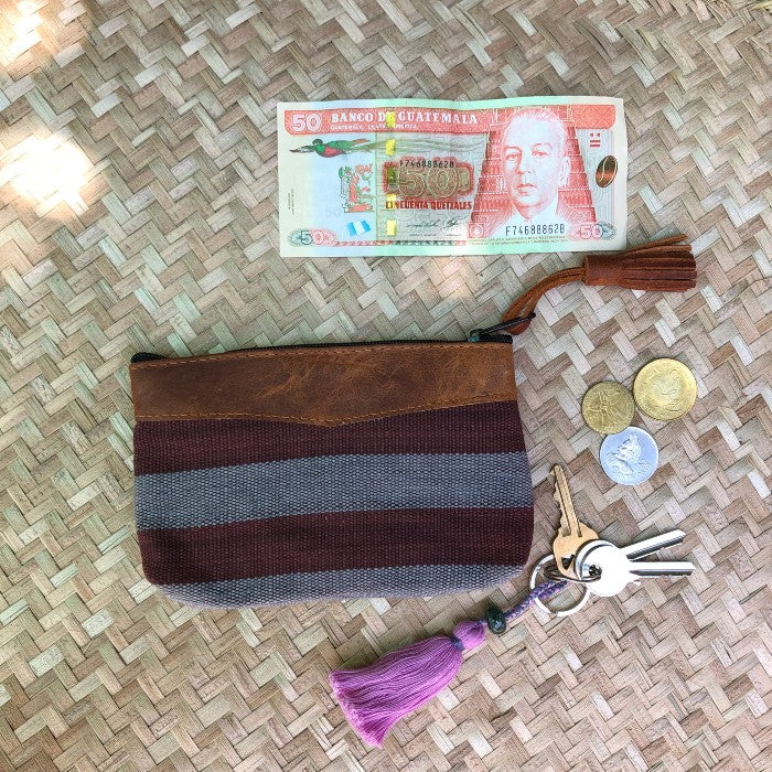 Textile + Leather Pouch 13