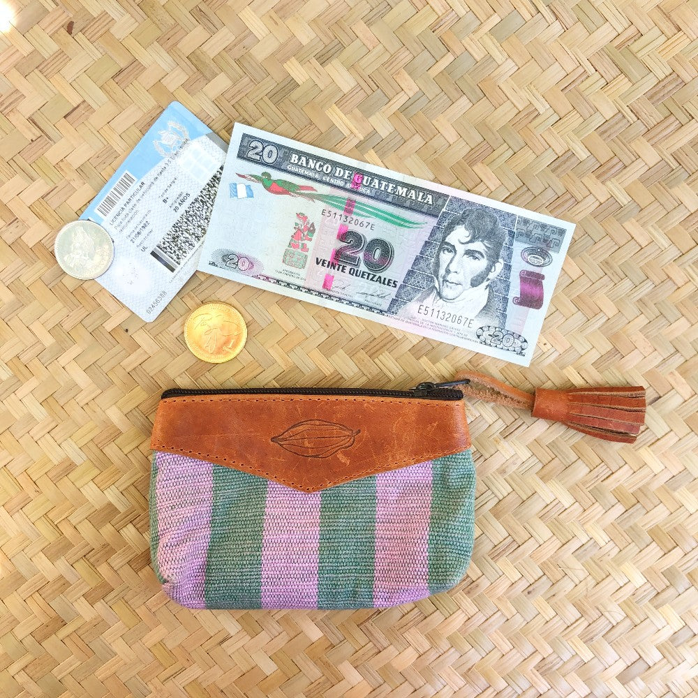 Textile + Leather Pouch 15