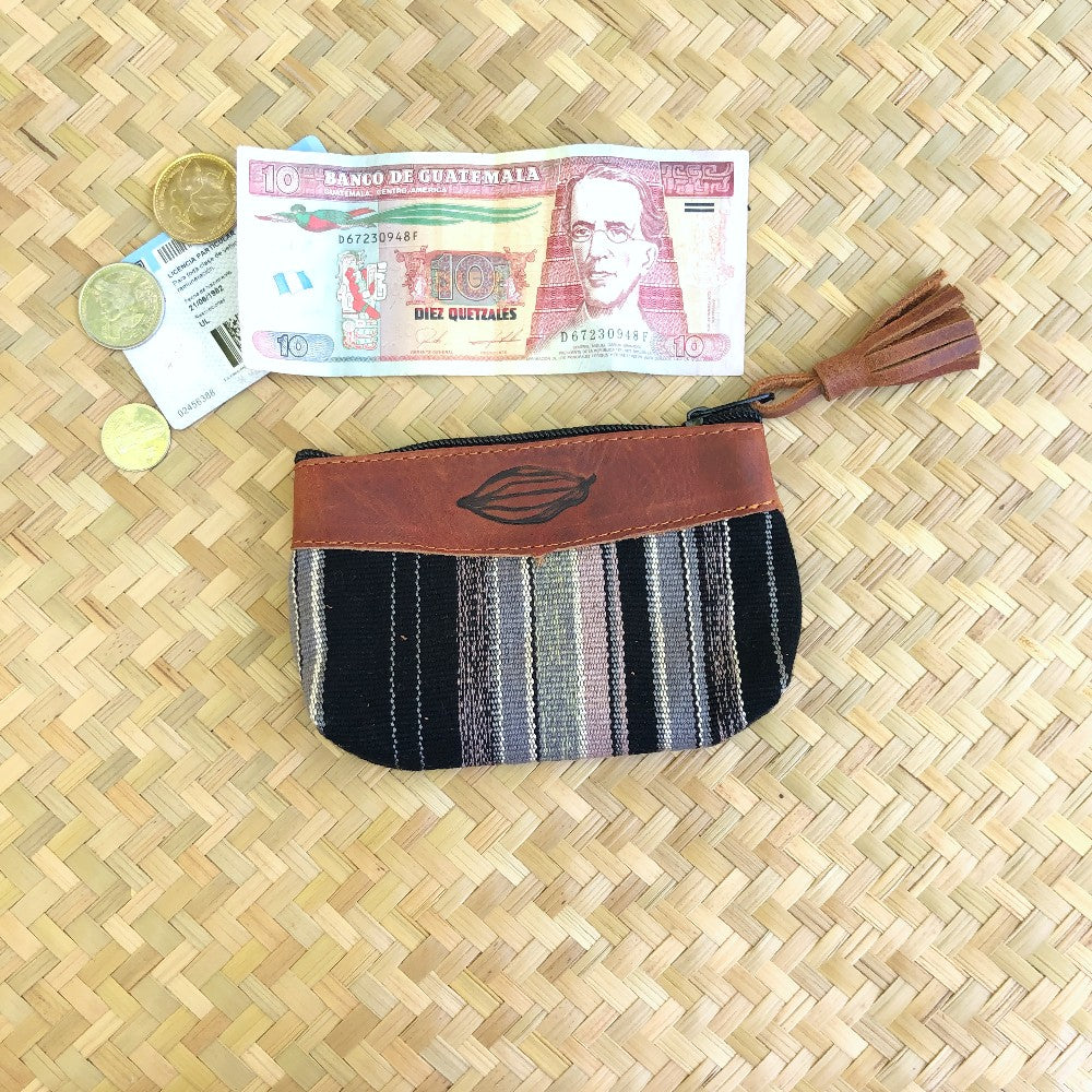 Textile + Leather Pouch 16