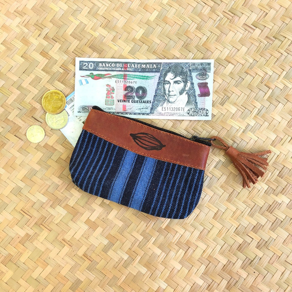 Textile + Leather Pouch 18