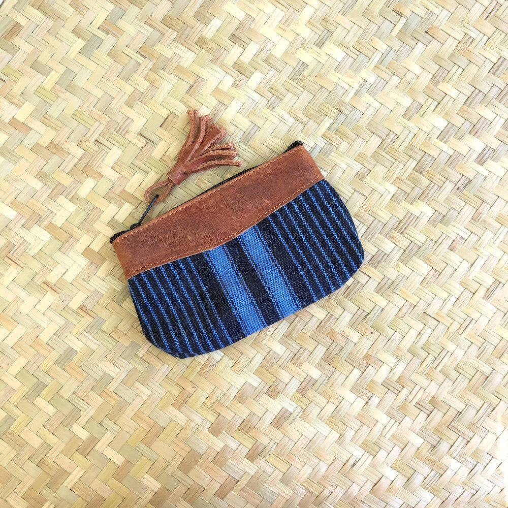 Textile + Leather Pouch 18