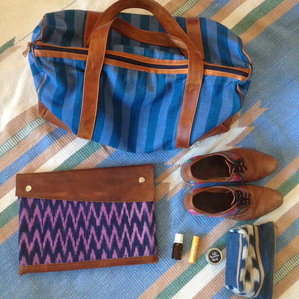 Handmade Duffel Bag, a great ethical weekender made in Guatemala.