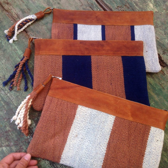 Handspun Cotton Clutch 1