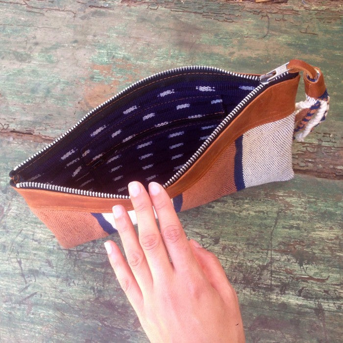 Handspun Cotton Clutch 1