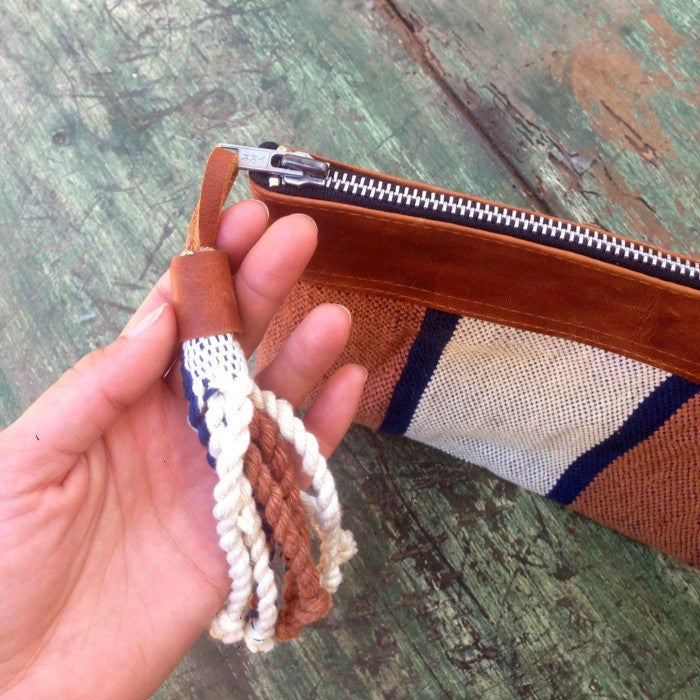 Handspun Cotton Clutch 1